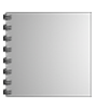 Broschüre mit Metall-Spiralbindung, Endformat Quadrat 21,0 cm x 21,0 cm, 140-seitig