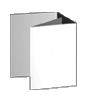 Selfmailer, gefalzt auf DIN A6 (14,8 x 10,5 cm), 8-seiter
