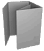 Selfmailer, gefalzt auf DIN lang (21,0 x 10,0 cm), 10-seiter