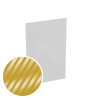 Visitenkarten hoch 5/0 farbig 50 x 90 mm mit einseitigem partiellem UV-Lack <br>einseitig bedruckt (CMYK 4-farbig + 1 Gold-Sonderfarbe)